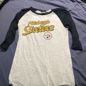 Pittsburgh Steelers women’s baseball tee
